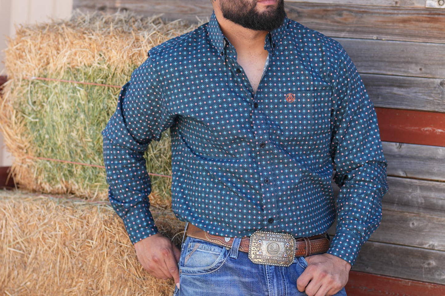 SKCL2023169 CUEROLINE L/S BUTTON UP SHIRT