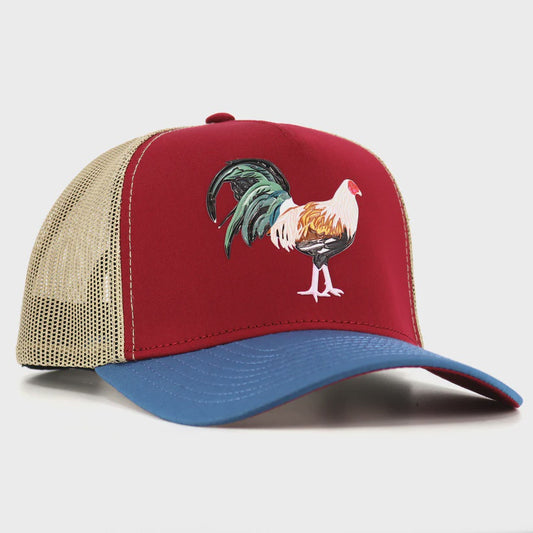 EL VIEJON GALLO GIRO BLUE/MAROON/KHAKI AVC HAT