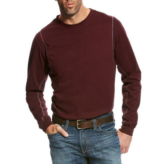 10023941 | MENS ARIAT FR AC CREW LS TEE