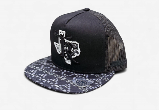 TEXAS RANCH FOSCO CAP-BLACK/BLACK/WHITE