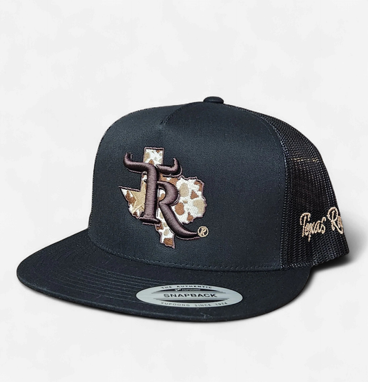 DESERT CAMO | TEXAS RANCH BLACK/BLACK CAP