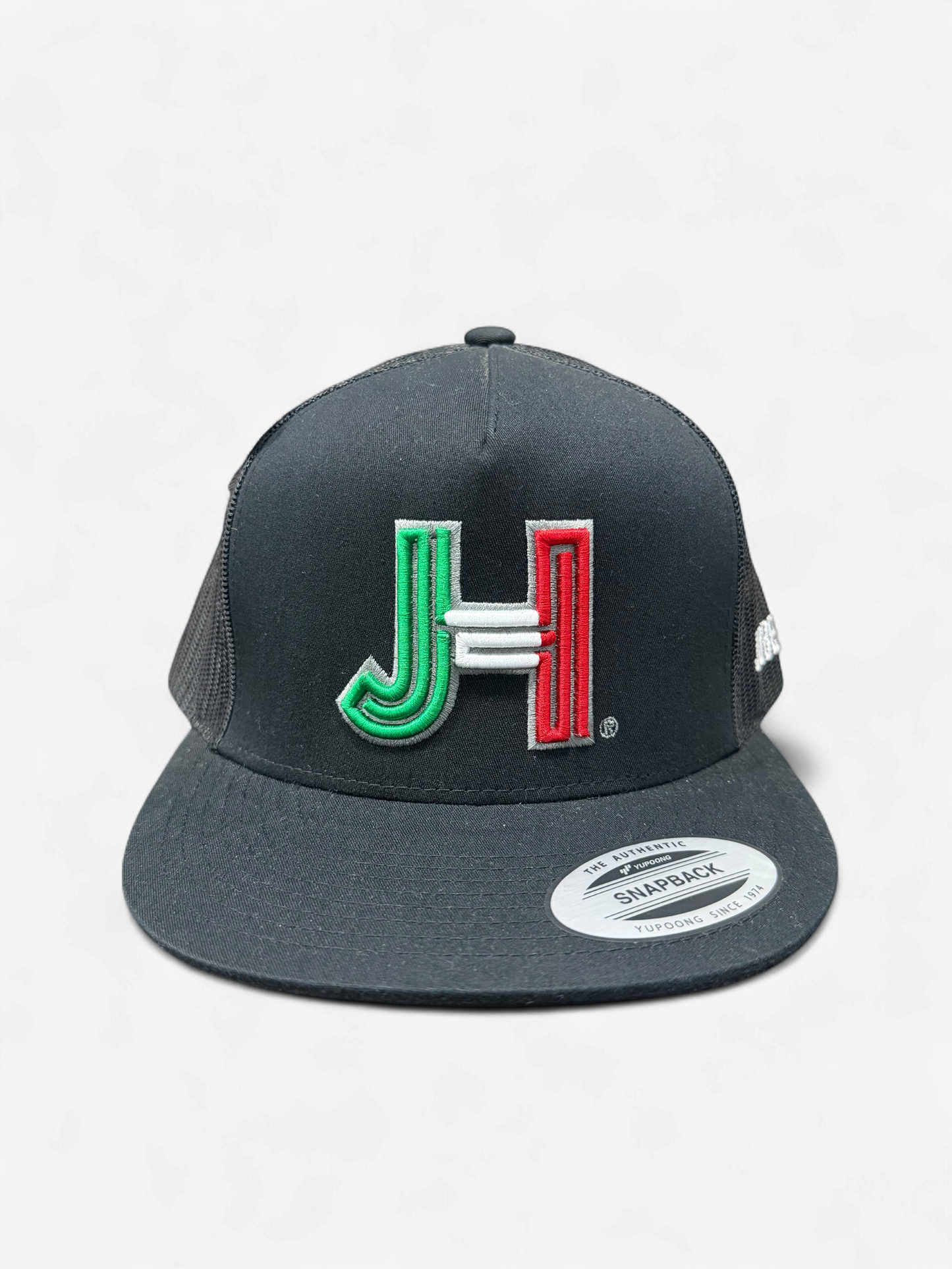 *FINAL SALE* JOBES ALL BLACK TRUCKER MEXICO CAP