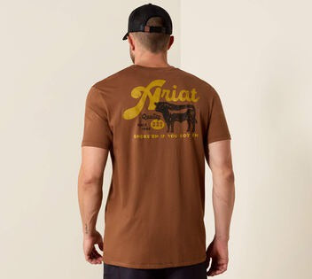 10071197 | ARIAT MEN'S BBQ SMOKE CLASSIC FIT SS T-SHIRT - SOFT SILT