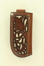 1804612 | NOCONA SMALL WHITE BROWN FLORAL KNIFE SHEATH