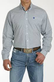 MTW1105763 | CINCH MENS STRETCH GEO PATTER LS BD