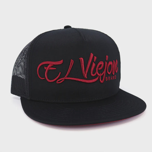 EL VIEJON LA ORIGINAL BLACK FLAT VISOR CAP