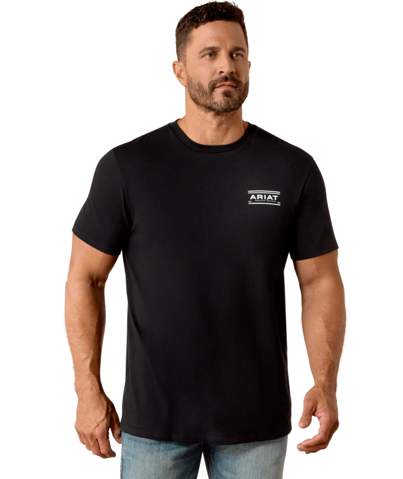 10054353 | ARIAT MENS CANYON AZTEC SHIELD T-SHIRT