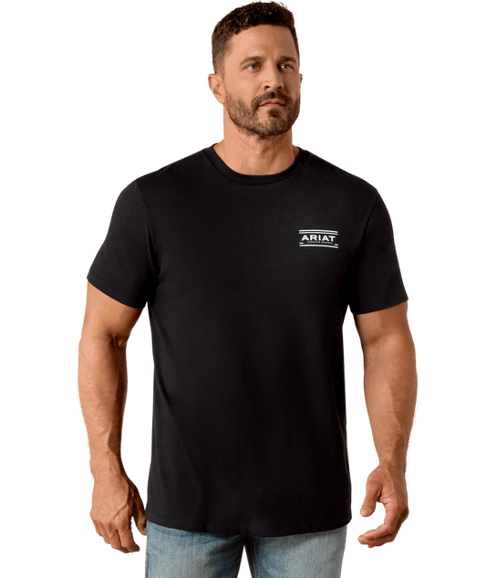 10054353 | ARIAT MENS CANYON AZTEC SHIELD T-SHIRT
