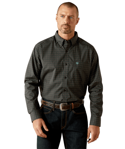 10062207 | ARIAT MEN'S BELMONT CLASSIC FIT SHIRT - BLACK