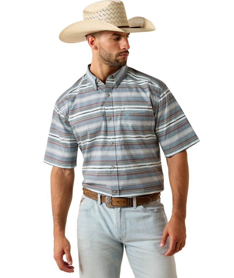 10071732 | ARIAT MENS PAULINE CLASSIC FIT SHIRT - EXCALIBUR SERAPE STRIPE