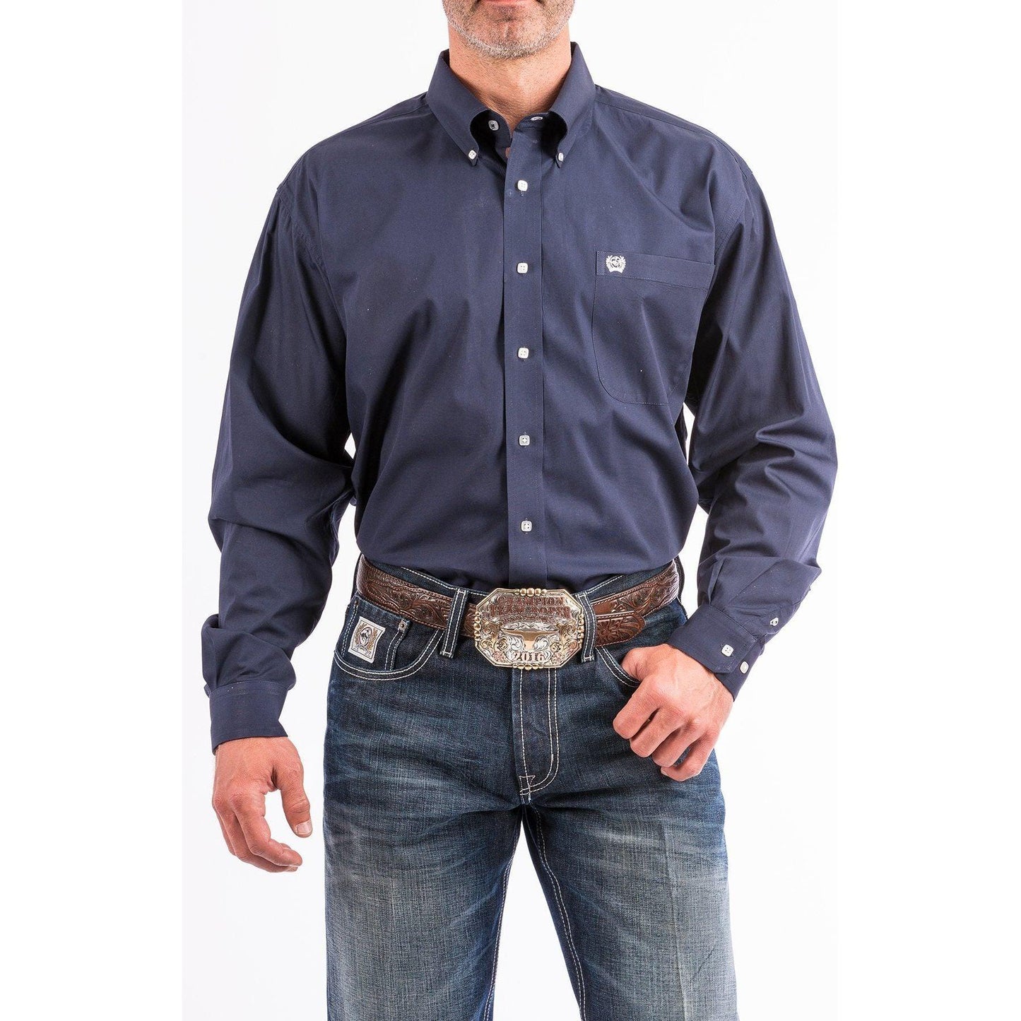 MTW1104667 | CINCH MENS SOLID NAVY LS BD