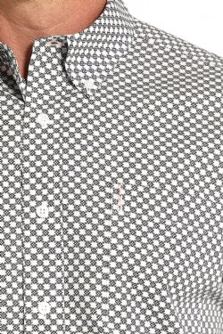 MTW1347129 | CINCH MEN'S WHITE SQUARE MODERN FIT LS SHIRT