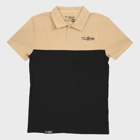 EL VIEJON SAND/BLACK POLO