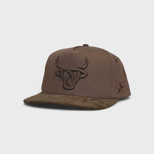 LOST CALF ALL STARS BROWN FLAT CAP