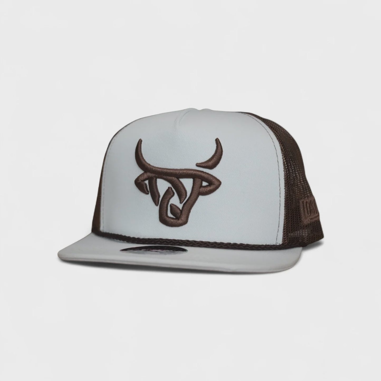 LOST CALF HECK WHITE FLAT CAP