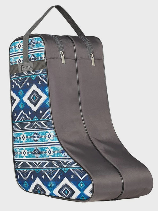 0412327 | TWISTER BLUE AZTEC BOOT BAG