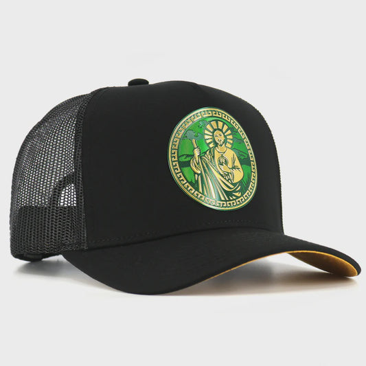EL VIEJON SAN JUDAS BLACK AVC CAP