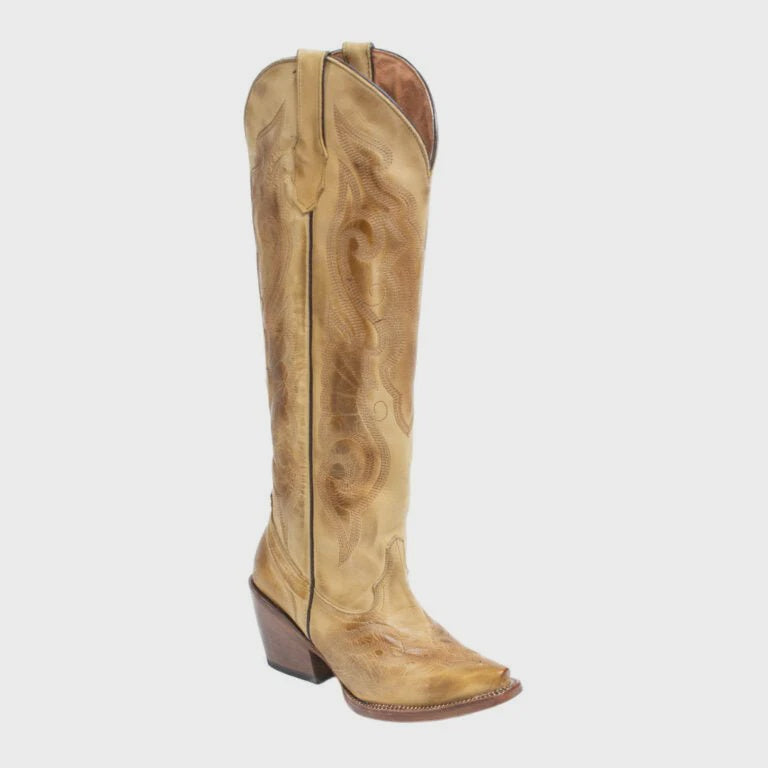 TML205188 HAZEL WOMENS BURNISHED SAND KNEE HIGHT