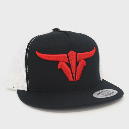TORO BULL BLACK/WHITE TRUCKER HAT