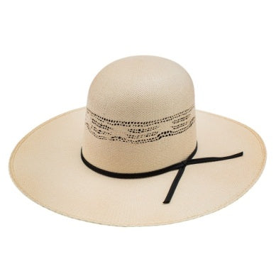 RESISTOL STRAW 7X HOLLAND NATURAL BANGORA OPEN CROWN 4 1/2 INCH BRIM
