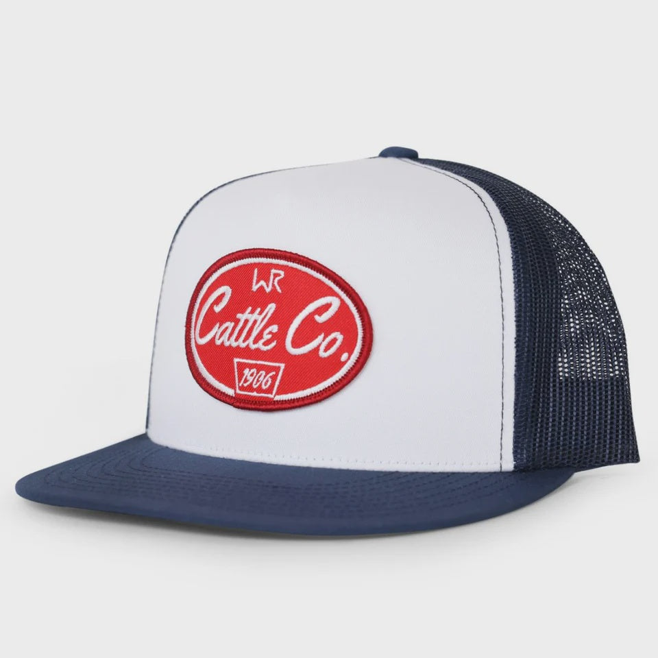 WHISKEY BENT WR CATTLE CO CAP - BLUE/NAVY BLUE