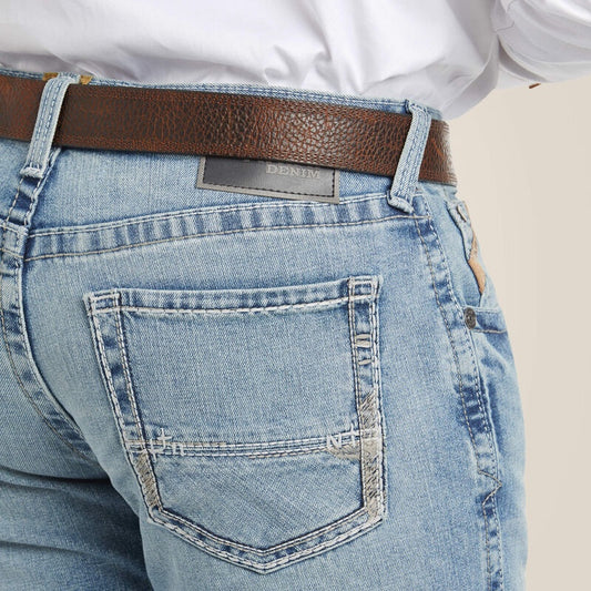 **FINAL SALE**10026039 | ARIAT MENS M5 SLIM LIGHTWASHED JEANS