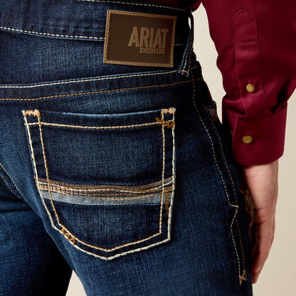 10026681 | ARIAT MEN'S M7 ROCKER CONCORD STRETCH STACKABLE STRAIGHT LEG JEAN- DODGE