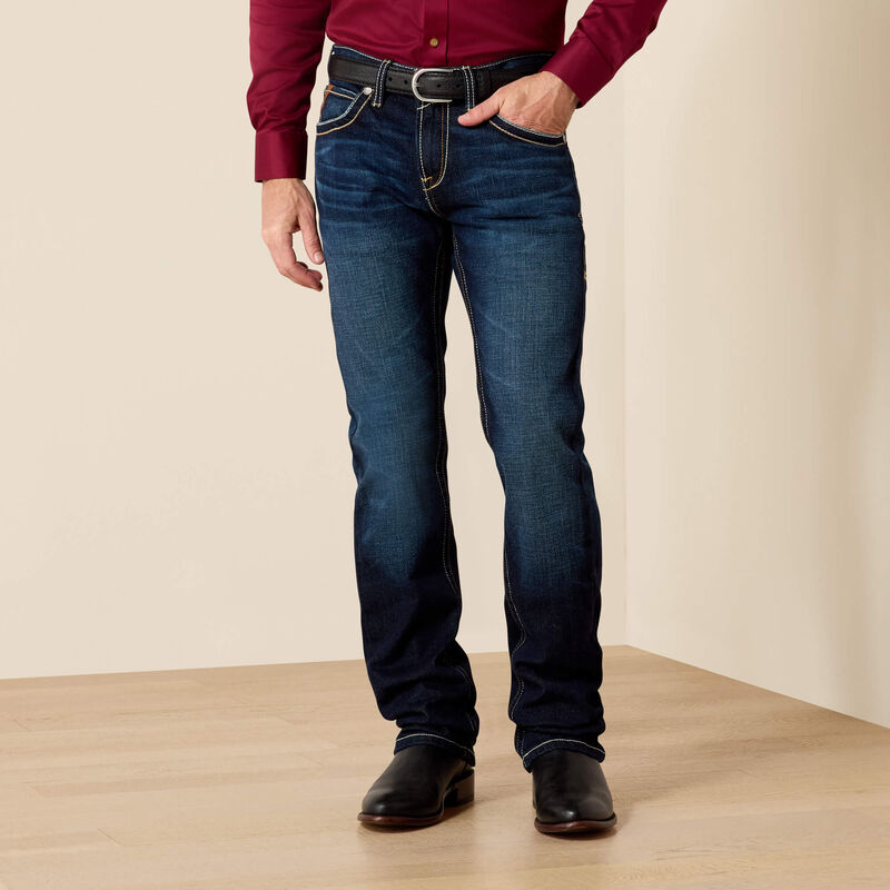10026681 | ARIAT MEN'S M7 ROCKER CONCORD STRETCH STACKABLE STRAIGHT LEG JEAN- DODGE