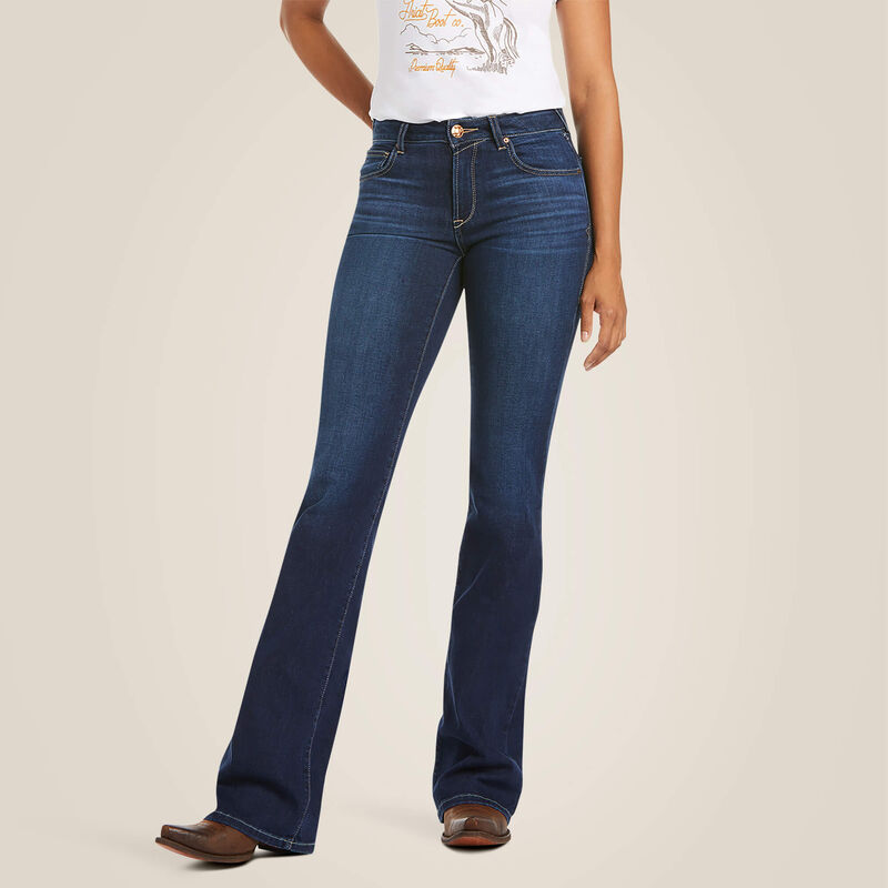 10027692 | ARIAT WOMENS PERFECT RISE KATIE FLARE JEAN- MAYA