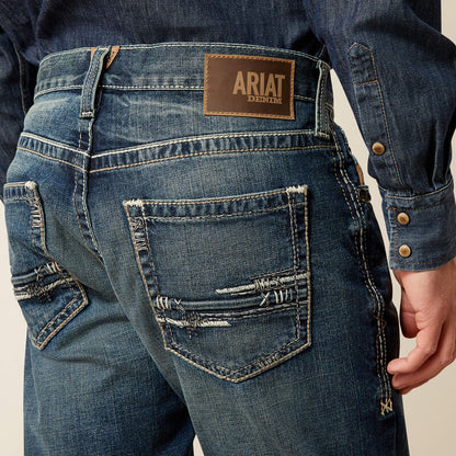 10030275 / MEN'S M5 SLIM STRETCH ADKINS STACKABLE STRAIGHT LET JEANS- LENNOX