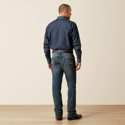 10030275 / MEN'S M5 SLIM STRETCH ADKINS STACKABLE STRAIGHT LET JEANS- LENNOX