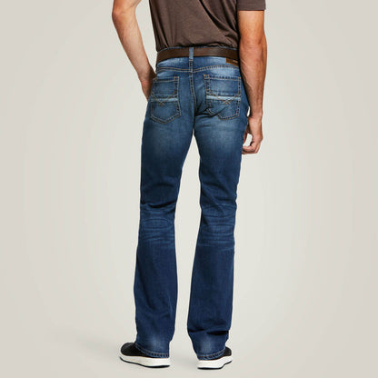 10032321 | ARIAT MEN'S M7 ROCKER STRETCH NASSAU STACKABLE STRAIGHT LEG JEAN - SUMMIT