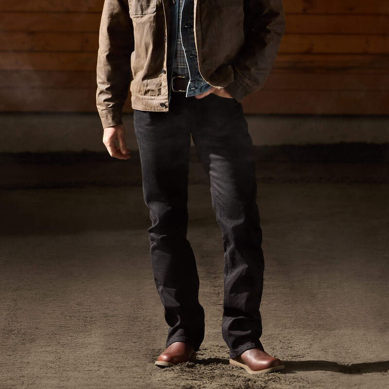 10037890 | ARIAT MEN'S M7 SLIM LEGACY STRAIGHT JEAN - BLACK