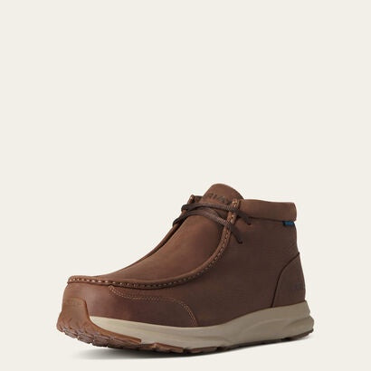 10038479 | ARIAT MEN'S RELIABLE BROWN SPITFIRE WATERPROOF ANKLE SHOE