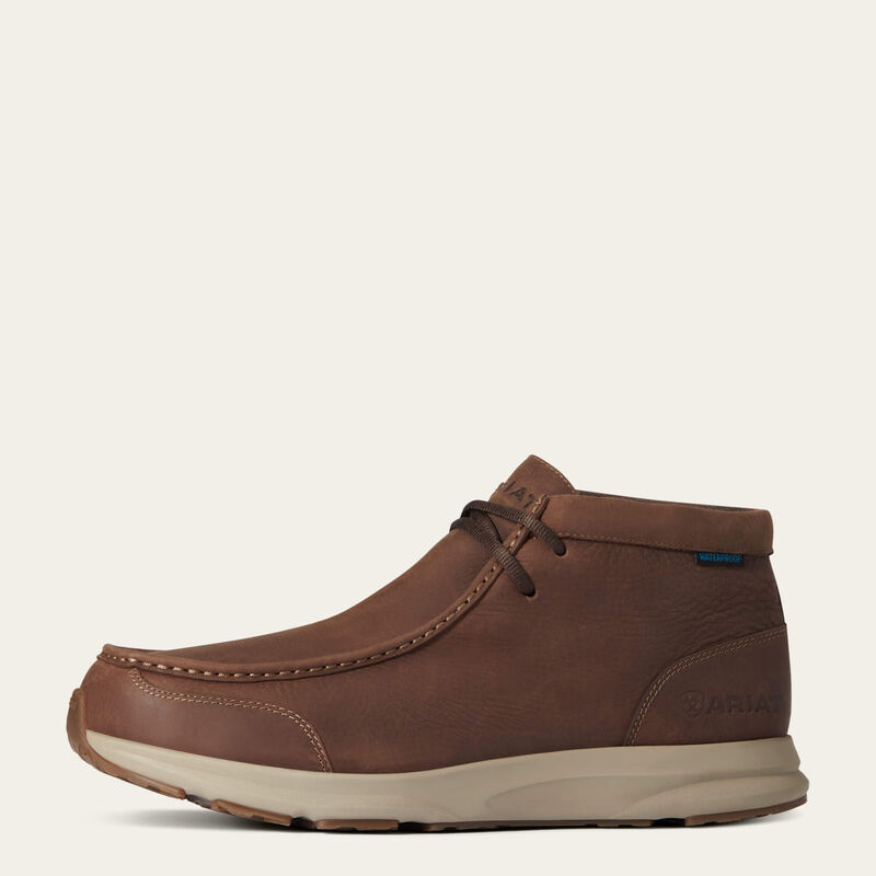 10038479 | ARIAT MEN'S RELIABLE BROWN SPITFIRE WATERPROOF ANKLE SHOE