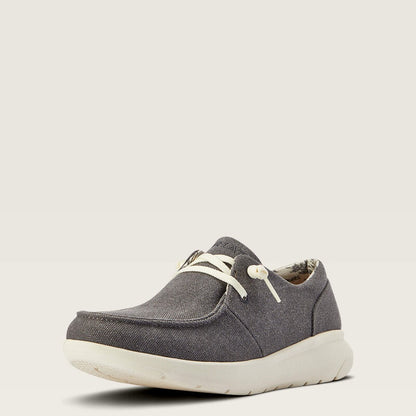 10040309 | ARIAT WOMEN'S WASHED BLACK HILO CASUAL SHOE
