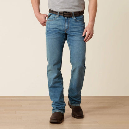 10041087 | ARIAT MEN'S REBAR M4 LOW RISE DURASTRETCH EDGE BOOTCUT JEAN - VENTURA