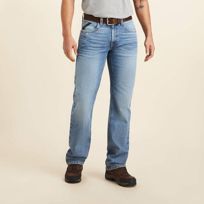 10043165 | ARIAT MEN'S REBAR M5 STRIAGHT LEG DURASTRETCH EDGEJEAN - MERCED