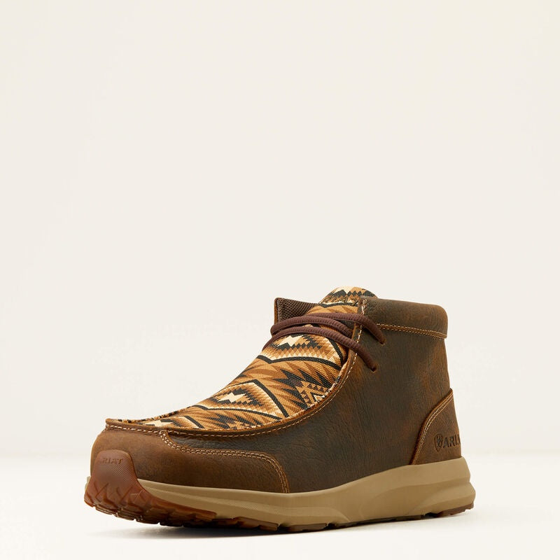 10051001 | ARIAT MEN'S OLD EARTH BROWN SOUTHWEST SPITFIRE CASUAL SHOE