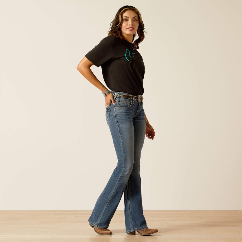 10051610 | ARIAT WOMEN'S PERFECT RISE CHOPPED ELLA BOOCUT JEAN-TORONTO