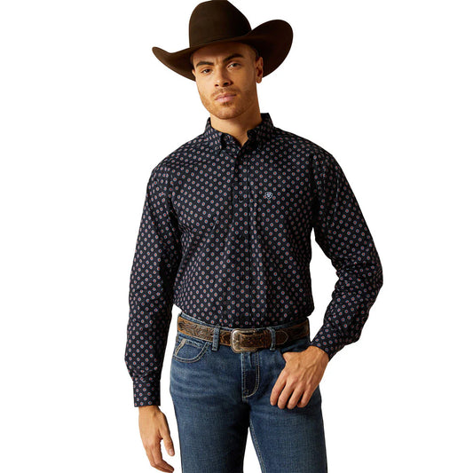 10052490 | ARIAT MEN'S DARK BLUE TAYLOR CLASSIC FIT LS SHIRT