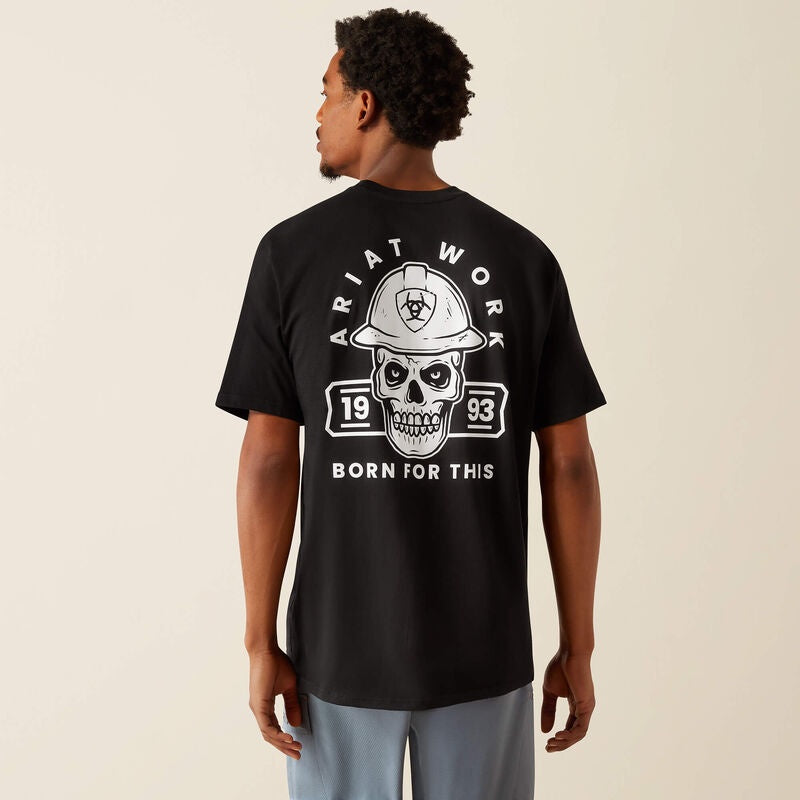 10054445 | ARIAT MEN'S REBAR STRONG HARDHEADED S/S T-SHIRT - BLACK