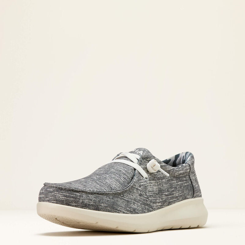 10061211 | ARIAT MEN’S WASHED GREY DENIM HILO CASUAL SHOES