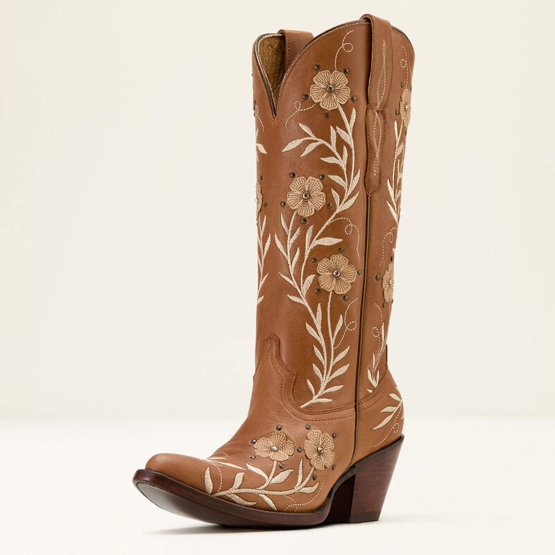 10061311 | ARIAT WOMENS SOFT HONEY TAN ROMANCE BOOT
