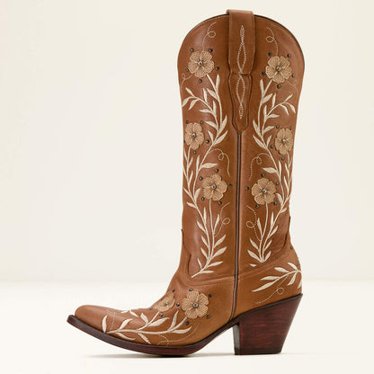 10061311 | ARIAT WOMENS SOFT HONEY TAN ROMANCE BOOT