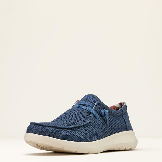 10061333 | ARIAT MENS NAVY MESH HILO CASUAL SHOE