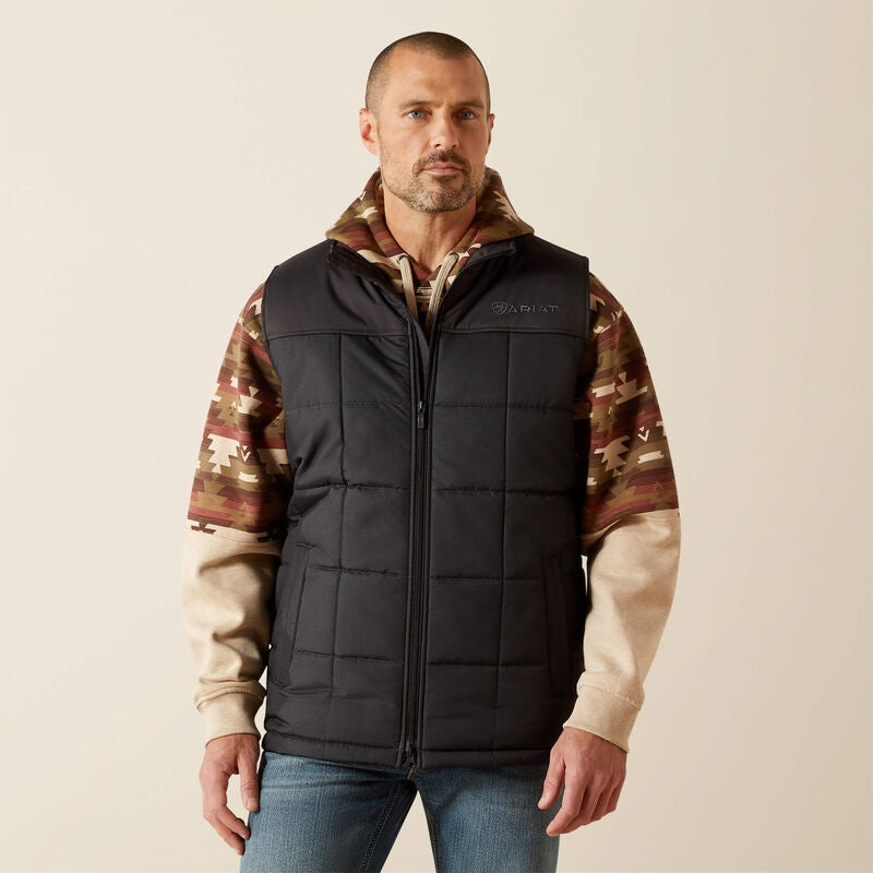 10062901 | ARIAT MEN'S CRIUS INSULATED VEST - PHANTOM CHAMBRAY