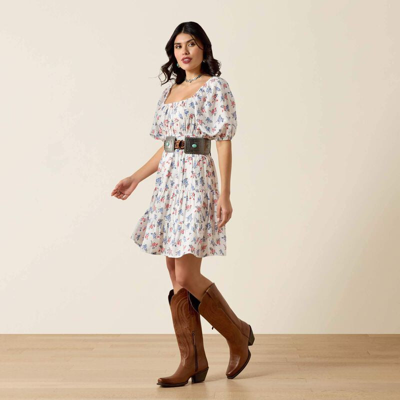 10071133 | ARIAT WOMEN'S JULIET DRESS - WHITE FLORAL