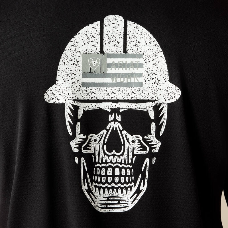 10071309 | ARIAT RBR HEAT FIGHTER ROUGHNECK BLACK MEN'S SS SHIRT