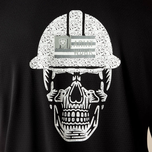 10071309 | ARIAT RBR HEAT FIGHTER ROUGHNECK BLACK MEN'S SS SHIRT